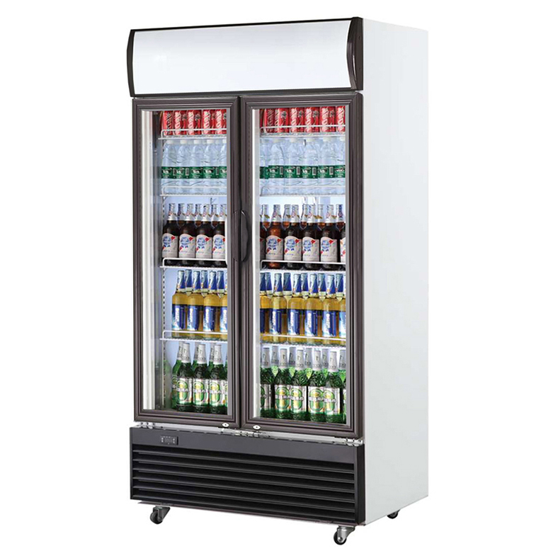 merchandiser fridge with led light